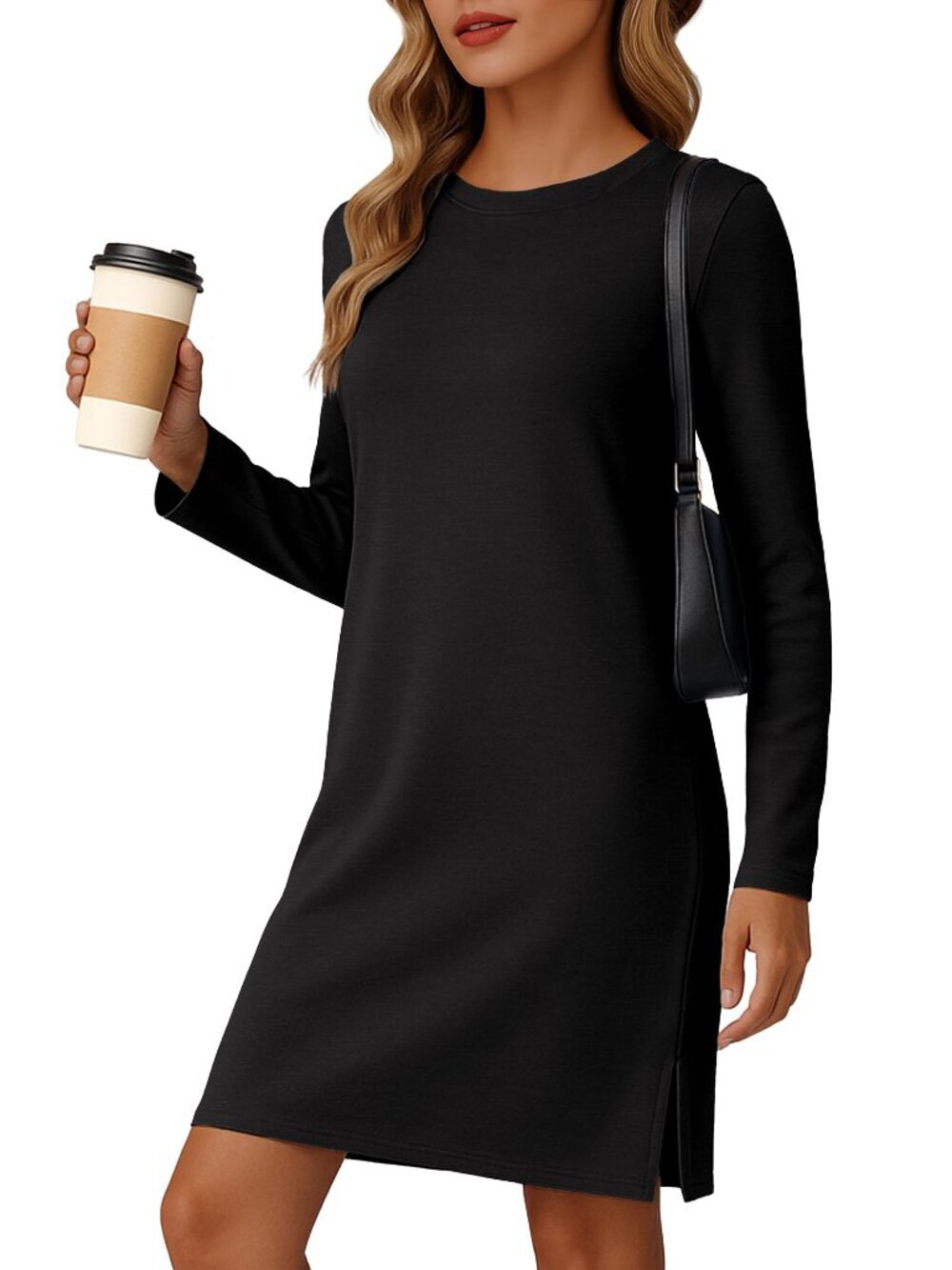 🆕 Dresses for Women Casual Long Sleeve Dress Fall Fashion Travel Airport